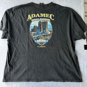 Jacksonville Adamec Harley Davidson Black T Shirt Size 3XL